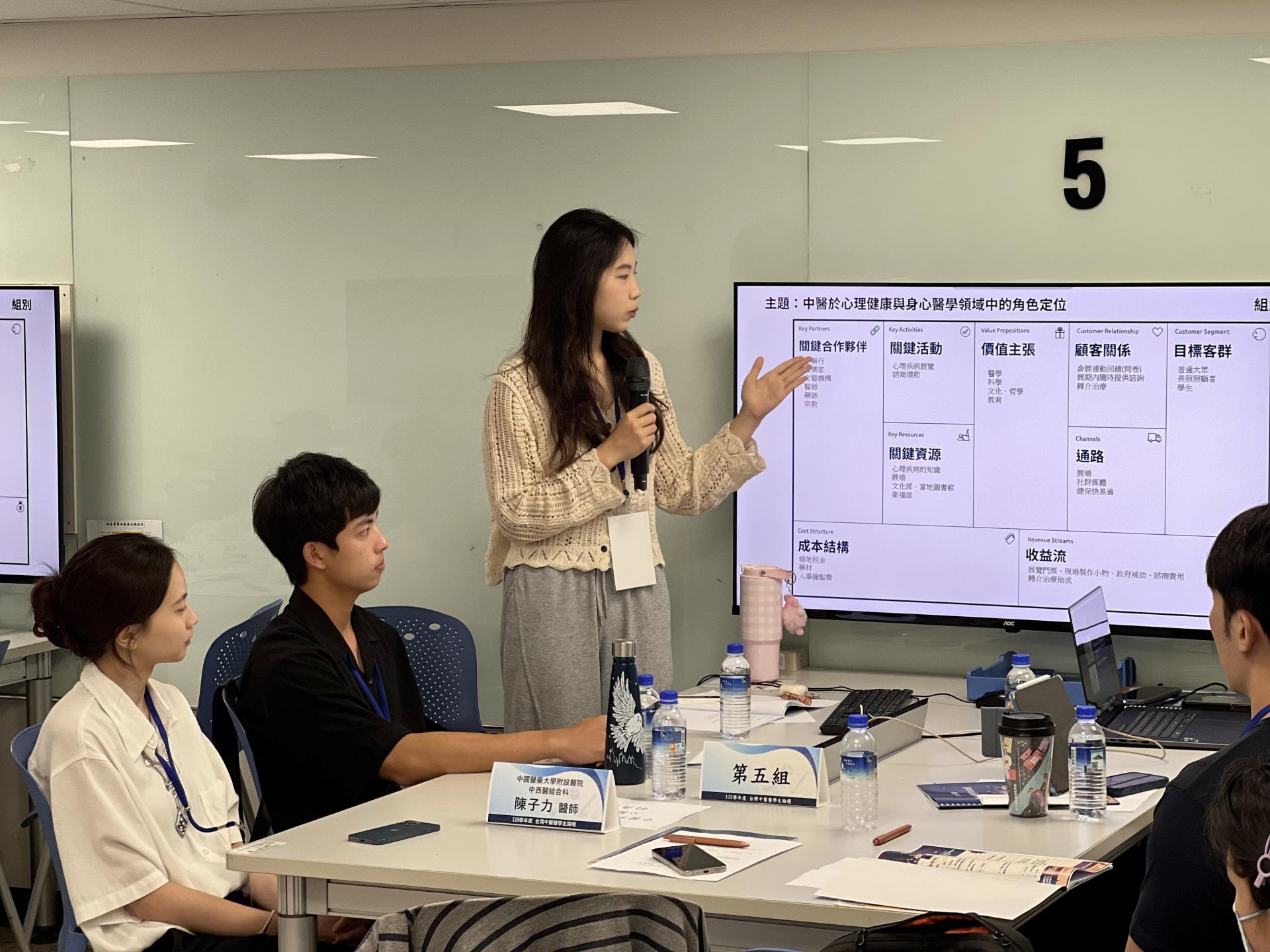圖五、與會學生論述中醫於身心醫學角色定位的議題.jpg
